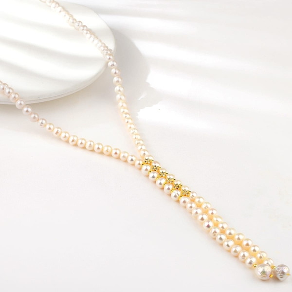 Picture of Party Gold Plated Long Chain Necklace with Beautiful Craftmanship