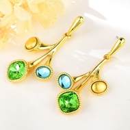 Picture of Stylish Flowers & Plants Zinc Alloy Dangle Earrings