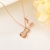 Picture of Beautiful Cubic Zirconia Copper or Brass Pendant Necklace