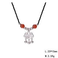 Picture of Cute Platinum Plated Pendant Necklace with Full Guarantee