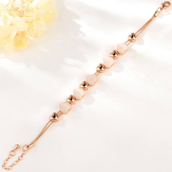 Picture of Zinc Alloy Rose Gold Plated Fashion Bangle with Low MOQ