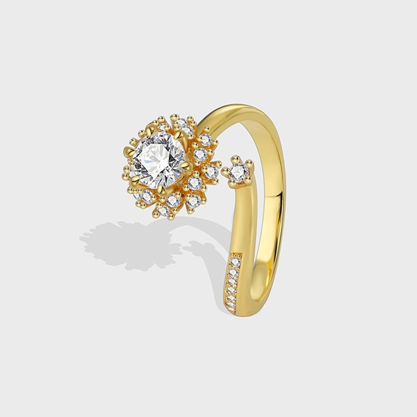 Picture of Attractive White Gold Plated Fashion Ring For Your Occasions