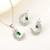 Picture of Party Cubic Zirconia 2 Piece Jewelry Set with Fast Delivery