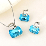 Picture of Classic Glass 2 Piece Jewelry Set at Super Low Price