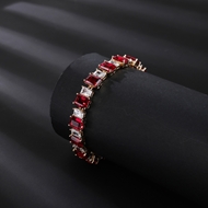 Picture of Fashion Cubic Zirconia Red Fashion Bracelet