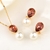 Picture of Bling Geometric Fashion 2 Piece Jewelry Set