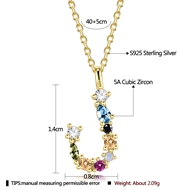 Picture of Great Value Colorful 925 Sterling Silver Pendant Necklace with Full Guarantee