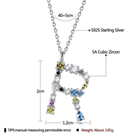 Picture of 925 Sterling Silver Colorful Pendant Necklace from Certified Factory